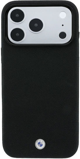 Bmw Kevlar Metal Logo Magsafe Θήκη Apple Iphone 18 Pro 17 Μαύρο