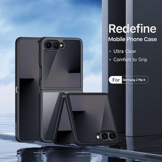 Dux Ducis Aimo Serie Samsung Galaxy Z Flip8 Schwarze Handyhülle