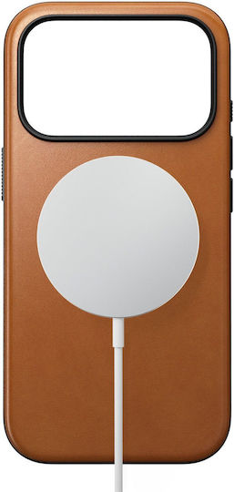 Nomad Модерен кожен калъф Saddle Horween iPhone 18 Pro/17 Pro 114755118r8r