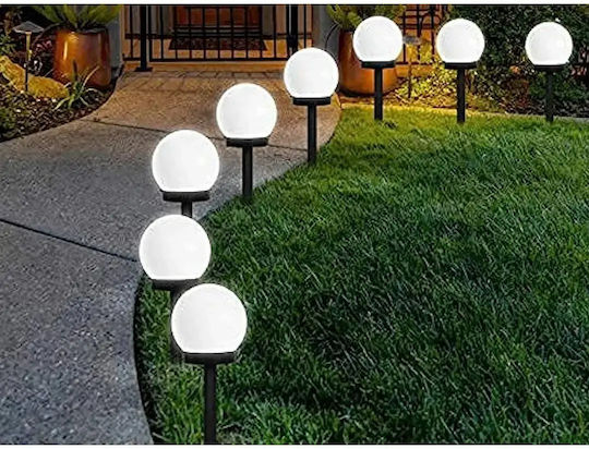 Verk Group Set 4 Aufgespießte Solarleuchten Bälle mit Bewegungssensor und Fotowiderstand IP65