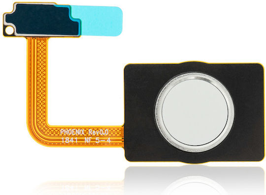 Home Button Fingerprint Sensor Flex Cable Lg G7 Thinq Silver