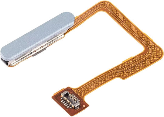 Гъвкав кабел за бутон за захранване с пръстов отпечатък Xiaomi Redmi Note 12 Turbo Poco F5 Бял
