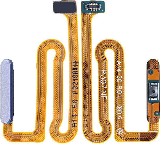 Fingerprint Reader Flex Cable Samsung Galaxy A14 5g A146b 2023 Silver