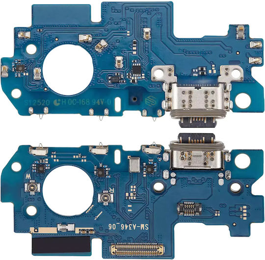 Charging Port Board Samsung Galaxy A34 A346 2023 Aftermarket Plus