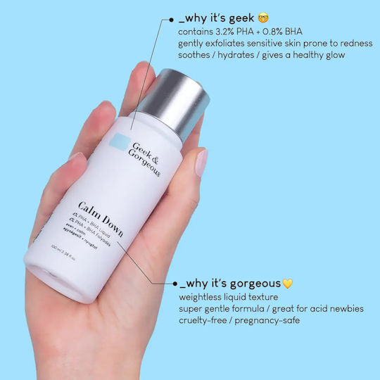 Geek & Gorgeous Calm Down Κρέμα για Peeling Προσώπου 100ml