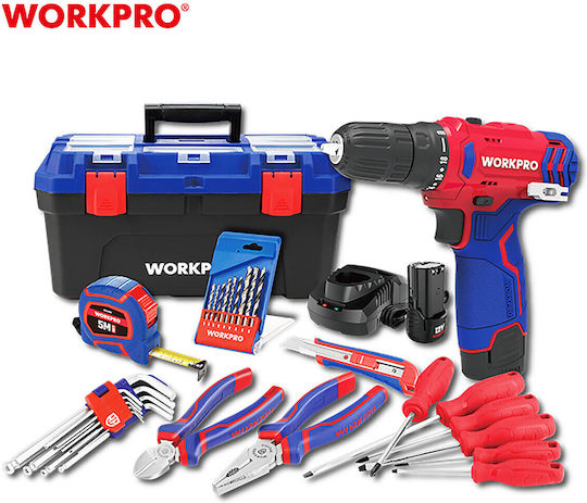 WorkPro WP500005 Battery Drill Driver 12V