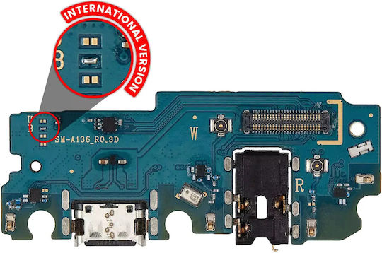 Charging Port Board Headphone Jack Samsung Galaxy A13 5g A136 2021 International Version Premium
