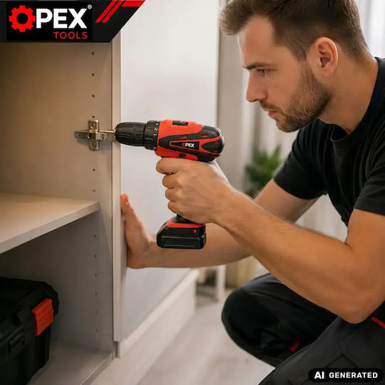 Opex Tools OPX28032 Δραπανοκατσάβιδο Μπαταρίας Brushless 12V 2x2Ah