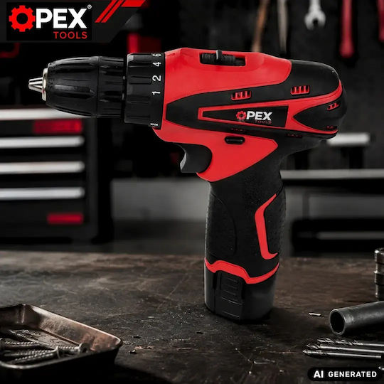 Opex Tools OPX28032 Δραπανοκατσάβιδο Μπαταρίας Brushless 12V 2x2Ah