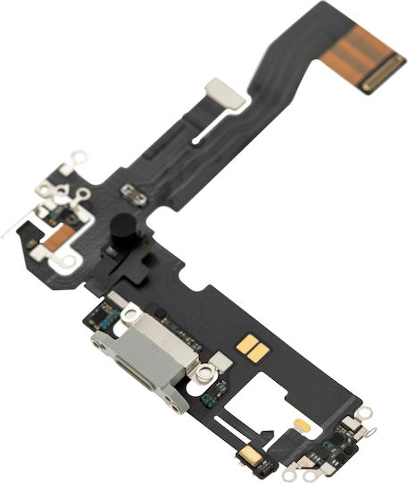 Порт за зареждане Flex Cable iPhone 12 Pro Премиум Сребрист