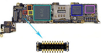 Lautstärke-Tasten Flex Fpc Anschluss Iphone 5c J2 18 Pin