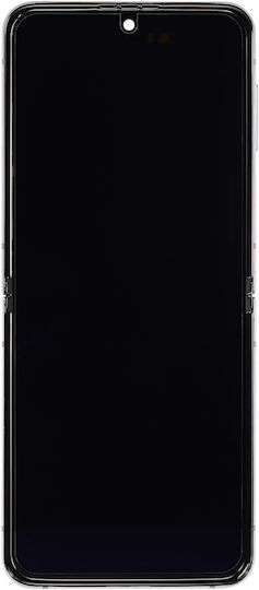 Innen-OLED-Baugruppe mit Rahmen für Samsung Galaxy Z Flip 4 5G US- und Internationale Version Aftermarket Plus Bora Lila