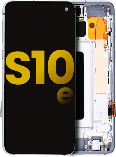 Oled Assembly Frame Samsung Galaxy S10e Service Pack Prism White