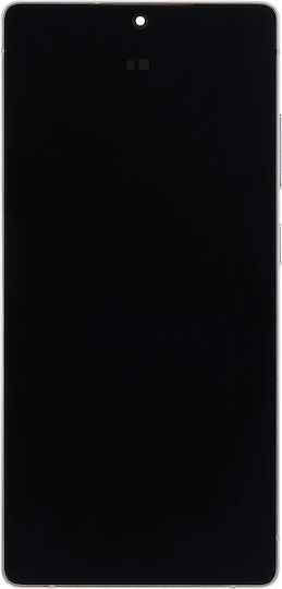 OLED модул с рамка Samsung Galaxy S25 Ultra 5G US & International Service Pack Титаниево бяло сребро
