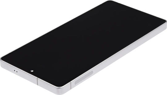 OLED модул с рамка Samsung Galaxy S25 Ultra 5G US & International Service Pack Титаниево бяло сребро