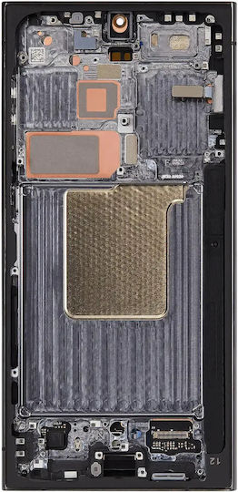 OLED модул с рамка Samsung Galaxy S24 Ultra US & International Version Aftermarket Plus 120Hz Titanium Black