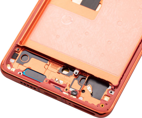 Oled Assembly Frame Huawei P30 Pro Aftermarket Plus Orange