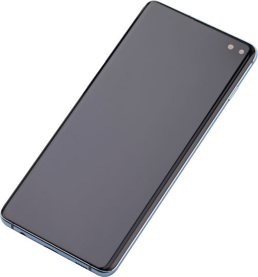 Oled Assembly Frame Samsung Galaxy S10 Plus Service Pack Prism Blue