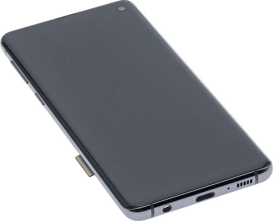 Oled Assembly Frame Samsung Galaxy S10 Aftermarket Plus Prism Ceramic Black