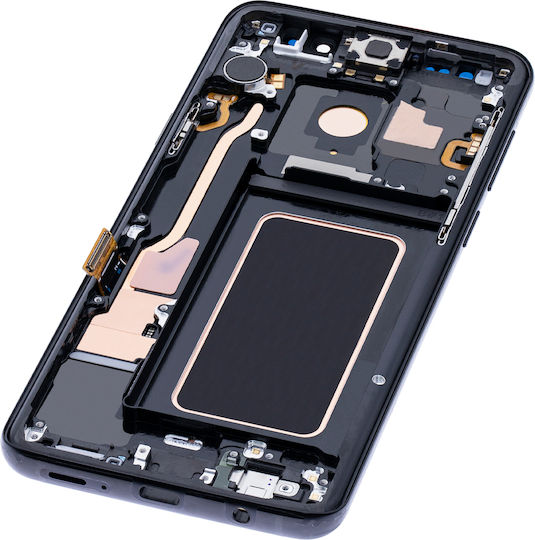 Oled Asamblare cu ramă Samsung Galaxy S9 Plus Aftermarket Plus Negru Miezul Nopții
