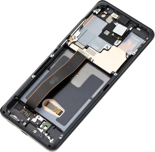 Oled Assembly Frame Samsung Galaxy S20 Ultra 5g Service Pack Cosmic Black