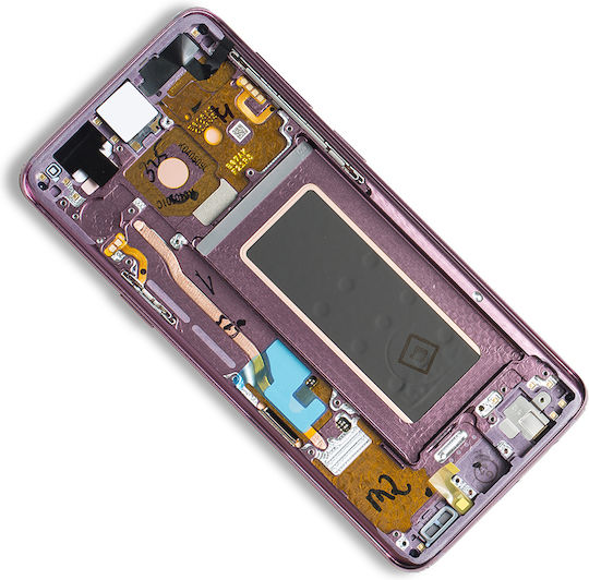 Oled Asamblare cu ramă Samsung Galaxy S9 Service Pack Violet Liliac