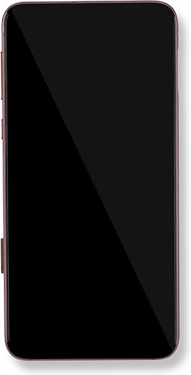 OLED Ersatzbildschirm für Samsung Galaxy S10e mit Rahmen Flamingo Rosa