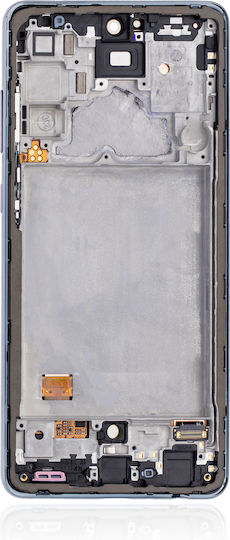 OLED модул с рамка Samsung Galaxy A72 A725 2021 Service Pack Черен
