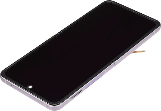 Вътрешен OLED модул с рамка Samsung Galaxy Z Flip 3 5G US и International Aftermarket Лавандулов
