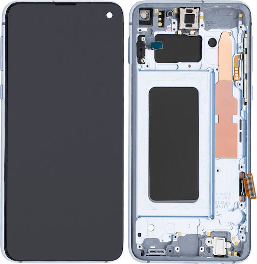 Oled Assembly Frame Samsung Galaxy S10e Service Pack Prism Blue