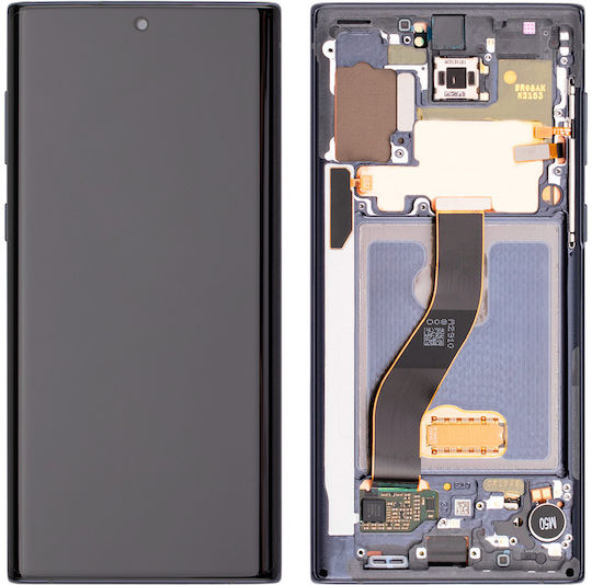 Oled Assembly Frame Samsung Galaxy Note 10 Service Pack Aura Black