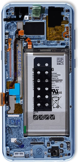 Oled Assembly Frame Samsung Galaxy S8 Plus Service Pack Coral Blue