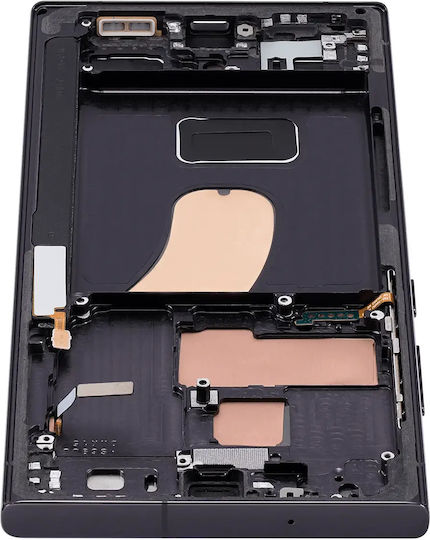 Oled Assembly Frame Samsung Galaxy S23 Ultra Us & International Aftermarket Pro 120hz Phantom Black