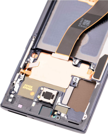 Oled Assembly Frame Samsung Galaxy Note 10 Service Pack Aura Black