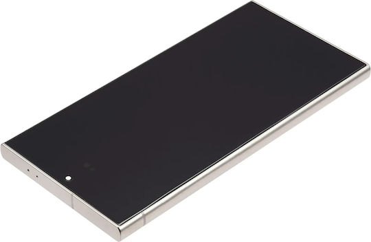 OLED Ersatzbildschirmrahmen Samsung Galaxy S24 Ultra Us & Internationale Version Aftermarket Plus Titan-Grau