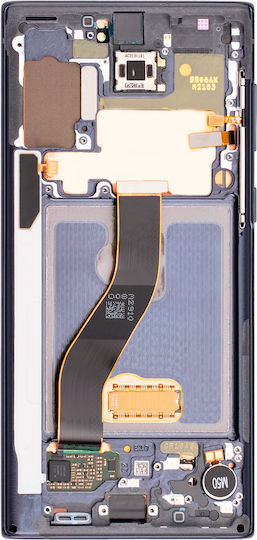 Oled Assembly Frame Samsung Galaxy Note 10 Service Pack Aura Black