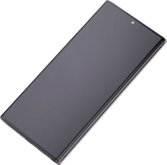 OLED Montage Rahmen Samsung Galaxy Note 10 Plus 5G Aftermarket Plus Aura Glow Silber