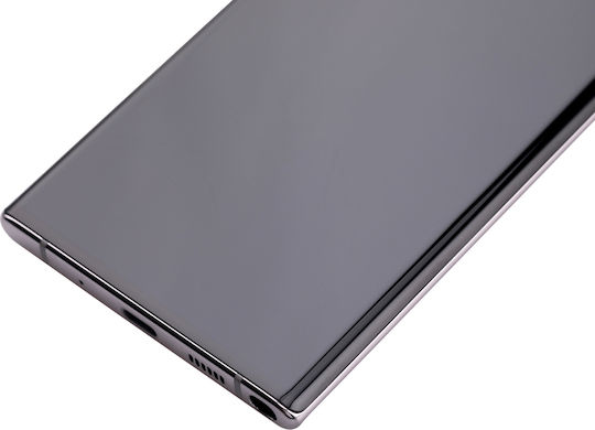OLED Montage Rahmen Samsung Galaxy Note 10 Plus 5G Aftermarket Plus Aura Glow Silber