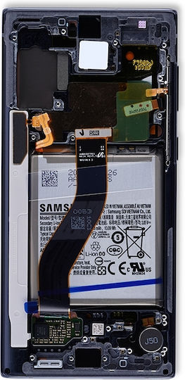 Oled Assembly Frame Samsung Galaxy Note 10 Service Pack Aura Black