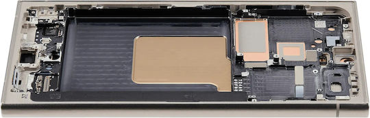 OLED Ersatzbildschirmrahmen Samsung Galaxy S24 Ultra Us & Internationale Version Aftermarket Plus Titan-Grau