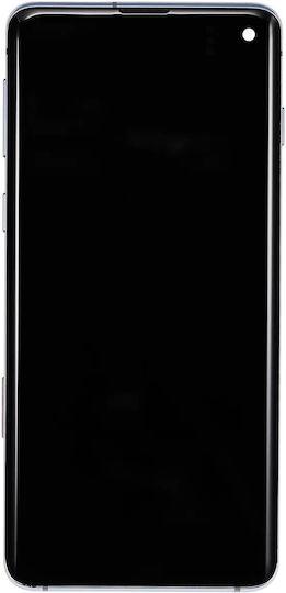 OLED модул рамка Samsung Galaxy S10 aftermarket Plus Prism син