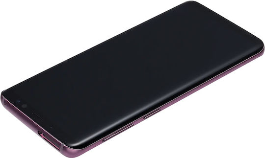 OLED сглобка рамка Samsung Galaxy S9 aftermarket plus лилав пурпурен