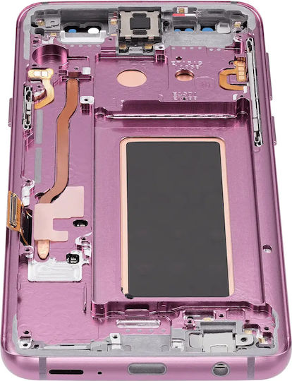 OLED сглобка рамка Samsung Galaxy S9 aftermarket plus лилав пурпурен