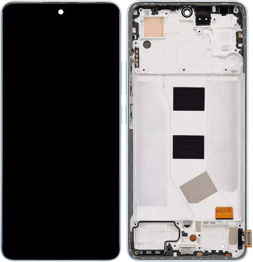 Ansamblu LCD cu ramă Xiaomi Redmi Note 13 4G Aftermarket Incell Albastru Gheață