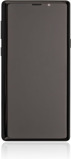 OLED Ersatzbildschirm für Samsung Galaxy Note 9 mit Rahmen Plus Mitternachts-Schwarz