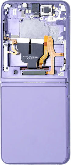 Inner OLED Rahmen Samsung Galaxy Z Flip 3 5G US & International Service Pack Lavendel