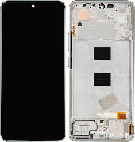 OLED Ersatzbildschirm mit Rahmen Xiaomi Redmi Note 13 4G Nachbau Plus Mintgrün