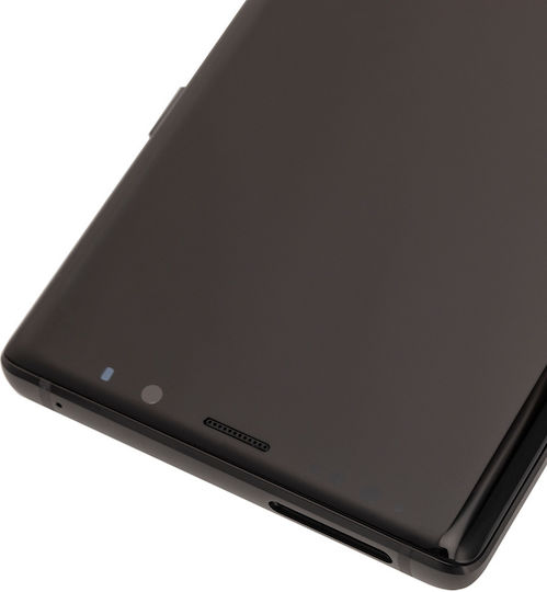 OLED Ersatzbildschirm für Samsung Galaxy Note 9 mit Rahmen Plus Mitternachts-Schwarz