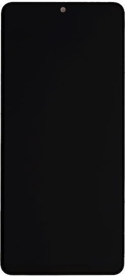 OLED Ersatzbildschirm mit Rahmen Samsung Galaxy A42 5G A426 2020 Service Pack Prism Dot Schwarz
