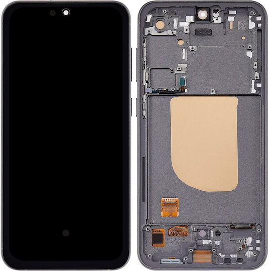 OLED модул рамка Samsung Galaxy S23 FE 5G US и международна версия 6.43" aftermarket Plus графитен